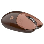 M3 3 Keys Cute Silent Laptop Wireless Mouse, Spec:, Wireless Version (Vitality Pink), Wireless Version (Milk Tea), Bluetooth Wireless Version (Milk Tea), Bluetooth Wireless Version (Pink), Bluetooth Wireless Version (Red)