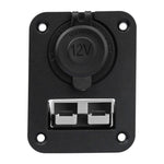 Andersen Panel Large Current Plug With 12V Cigarette Lighter Panel Combination, PA5403