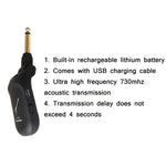 C01 電吉他無線音頻發射接收器，黑色