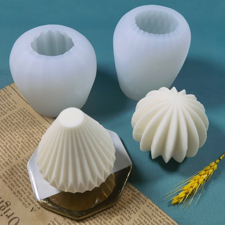 香氛蠟燭矽膠模具 DIY手工皂模具，扇形