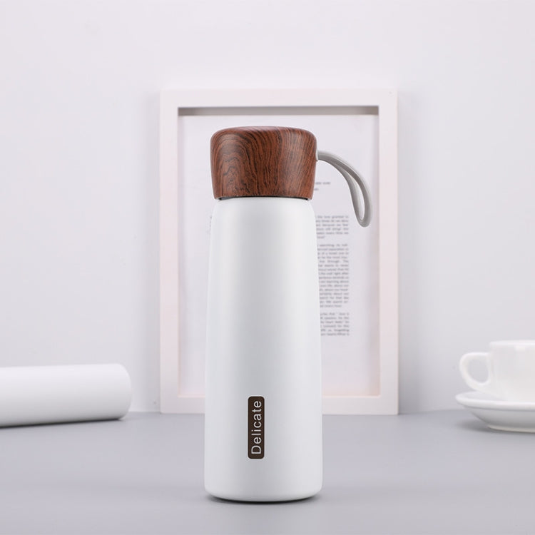 精緻304不鏽鋼木紋保溫杯，400ml，500ml