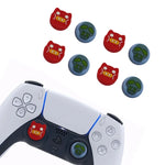 2 套 ToyiLuya 搖桿保護帽，左右手柄矽膠防滑帽，適用於 PS4/PS5
