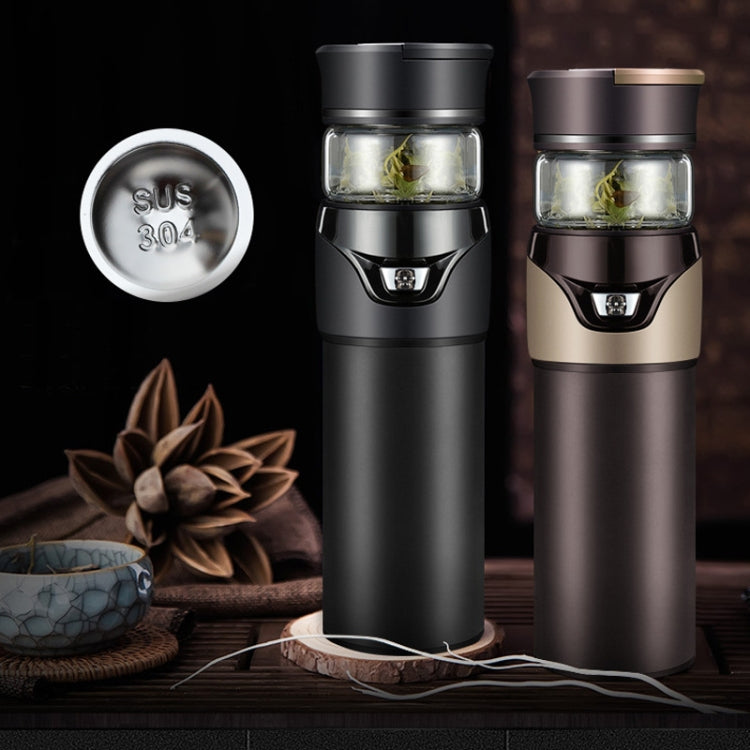 101-500ML保溫杯茶水分離茶杯，款式：不鏽鋼黑色、不鏽鋼咖啡色、不鏽鋼灰色、黑色+禮盒、咖啡色+禮盒、灰色+禮盒、玻璃黑色+禮盒、玻璃咖啡色+禮盒、玻璃灰色+禮盒