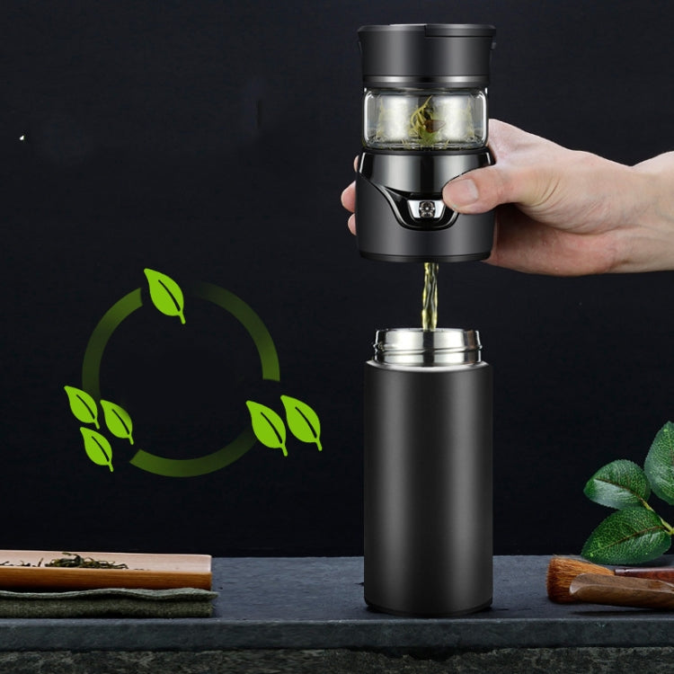 101-500ML保溫杯茶水分離茶杯，款式：不鏽鋼黑色、不鏽鋼咖啡色、不鏽鋼灰色、黑色+禮盒、咖啡色+禮盒、灰色+禮盒、玻璃黑色+禮盒、玻璃咖啡色+禮盒、玻璃灰色+禮盒