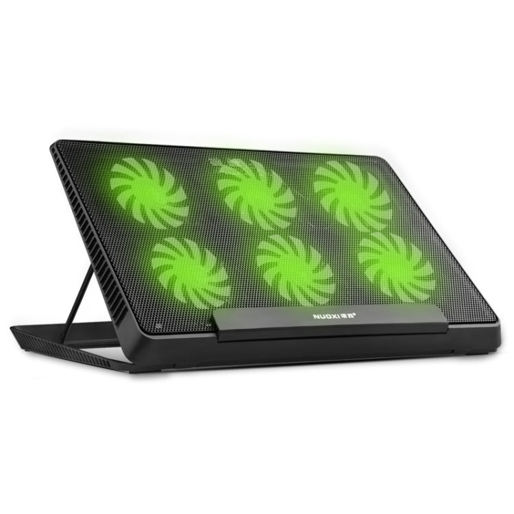 NUOXI H8 金屬網筆記型電腦散熱底座，H8 六風扇
