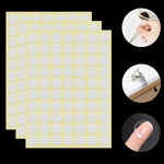 圓形透明雙面膠帶防水無痕壓克力膠，50片/張 25x0.5mm