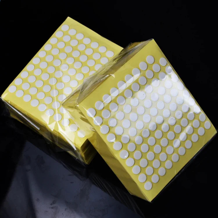 圓形透明雙面膠帶防水無痕壓克力膠，50片/張 25x0.5mm