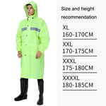 X18 連體雨衣戶外成人反光騎行雨衣，XL、XXL、XXXL、XXXXL