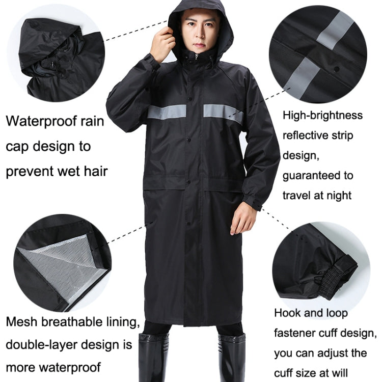 X18 連體雨衣戶外成人反光騎行雨衣，XL、XXL、XXXL、XXXXL