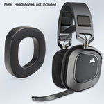 2 件裝 CORSAIR HS80 RGB 耳機盒，全網布，網布+蛋白皮，全絨面，絨面+蛋白皮