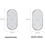 Car Lighting Reading Light LED Touch Sensing Ambient Light, Style:, White, Ice Blue, Blue, Pink Purple, Colorful