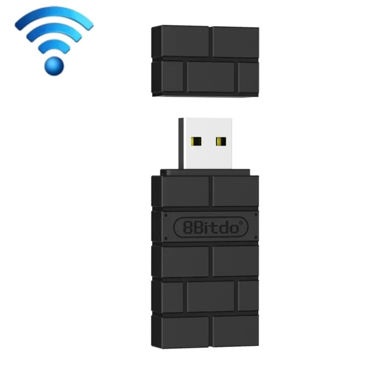8BitDo USB 無線接收器手柄，適用於 Switch、PS5/PS4