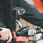 PGYTECH 運動相機把手車把安裝座，適用 Insta360 ONE / ONE R / OSMO Action / GoPro