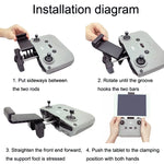 遙控平板擴展支架，適用於 DJI Mavic 3 / Air 2 / Air 2S / Mini 2，款式：小型、大型、大型+蘋果線、大型+Type-c 線、大型+Micro 線