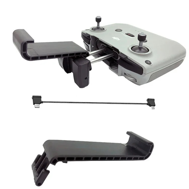 遙控平板擴展支架，適用於 DJI Mavic 3 / Air 2 / Air 2S / Mini 2，款式：小型、大型、大型+蘋果線、大型+Type-c 線、大型+Micro 線