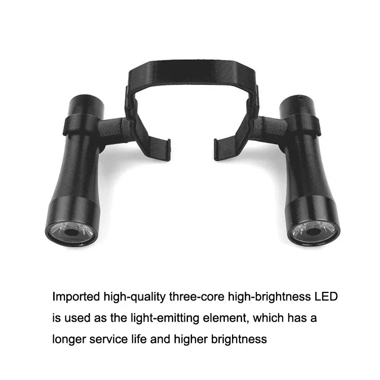 無人機 LED 補光燈前視夜燈探照燈，適用於 DJI Mavic Pro