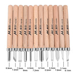 MYTEC 多功能木工橡膠印章雕刻工具刀, 3 件/套, 4 件/套, 5 件/套, 6 件/套, 8 件/套, 10 件/套, 12 件/套