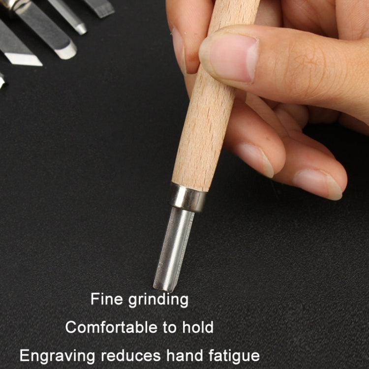 MYTEC 多功能木工橡膠印章雕刻工具刀, 3 件/套, 4 件/套, 5 件/套, 6 件/套, 8 件/套, 10 件/套, 12 件/套