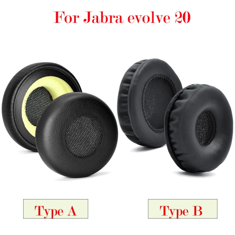 1 對 Jabra Evolve 20 20SE 30 30II 40 65 65+ 耳機套，原裝，蛋白皮