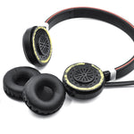 1 對 Jabra Evolve 20 20SE 30 30II 40 65 65+ 耳機套，原裝，蛋白皮