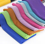 夏季健身冷感運動毛巾降溫冰涼毛巾，30x90cm，30x80cm