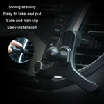 10 PCS R139-004 Car Air Outlet Mobile Phone Holder Clip, Black, White