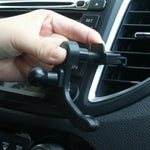 10 PCS R139-004 Car Air Outlet Mobile Phone Holder Clip, Black, White