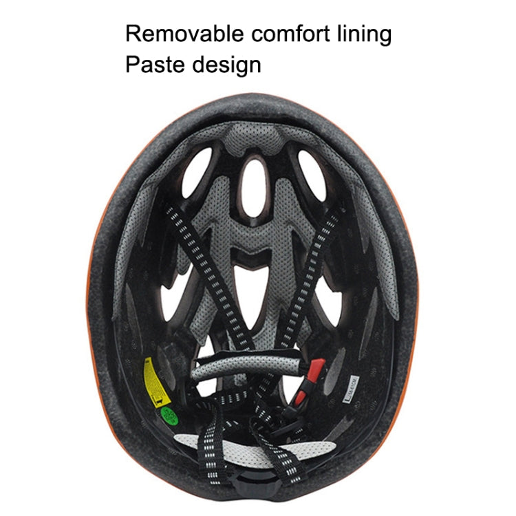 Unisex Cycling Bike One-piece Helmet, Yellow Black, Red Black, White Black, White Black Green, Fiber Black, White Orange, Blue Black