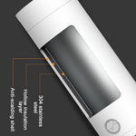 UGASUN 旅行便攜迷你電熱水杯，英國插頭（白色）、歐盟插頭（白色）、美國插頭（白色）、英國插頭（粉紅色）、歐盟插頭（粉紅色）、美國插頭（粉紅色）