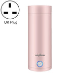 UGASUN 旅行便攜迷你電熱水杯，英國插頭（白色）、歐盟插頭（白色）、美國插頭（白色）、英國插頭（粉紅色）、歐盟插頭（粉紅色）、美國插頭（粉紅色）