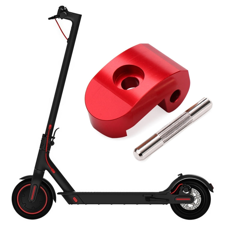 高密度合金鋼電動滑板車摺疊掛鉤，適用小米 M365 / Pro，款式：黑色+1 銷釘、紅色+1 銷釘、銀色+1 銷釘、黑色+2 銷釘、紅色+2 銷釘、銀色+2 銷釘