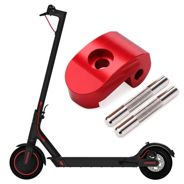 高密度合金鋼電動滑板車摺疊掛鉤，適用小米 M365 / Pro，款式：黑色+1 銷釘、紅色+1 銷釘、銀色+1 銷釘、黑色+2 銷釘、紅色+2 銷釘、銀色+2 銷釘
