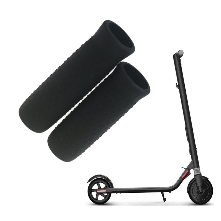 1 對矽膠手把套，適用 Ninebot ES1/ES2/ES3/ES4（灰色）、Ninebot ES1/ES2/ES3/ES4（黑色）、Ninebot G30 MAX（黑色）、Ninebot G30 MAX（灰色）