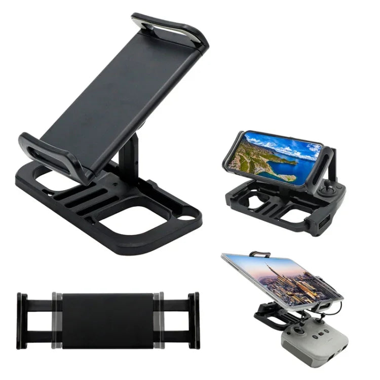 Drone Remote Controller Holder Tablet Extended Bracket Clip, With Lanyard & 8 Pin Line, With Lanyard & Type-C Line, With Lanyard & Micro USB Line, With Lanyard, Only Bracket