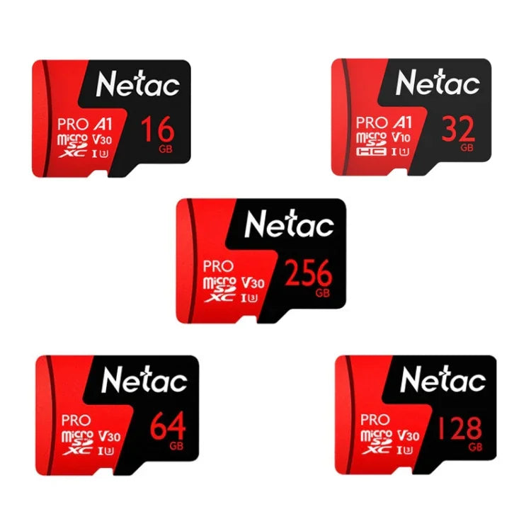 Netac 行車記錄器監控相機手機記憶卡，32GB，64GB，128GB，256GB