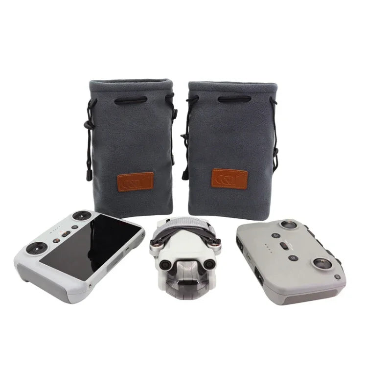 CQT DJI Mini 3 Pro 厚絨毛收納袋，規格：1 個袋，2 個袋，2 個袋+繩帶