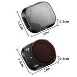 RCSTQ 鋁合金可調濾鏡配件，適用 DJI Mini 3 Pro，款式：UV+CPL+ND8+ND16+ND32+ND64 6 合 1，CPL，ND8，ND16，ND32，ND64，4 合 1 套裝，6 合 1 套裝