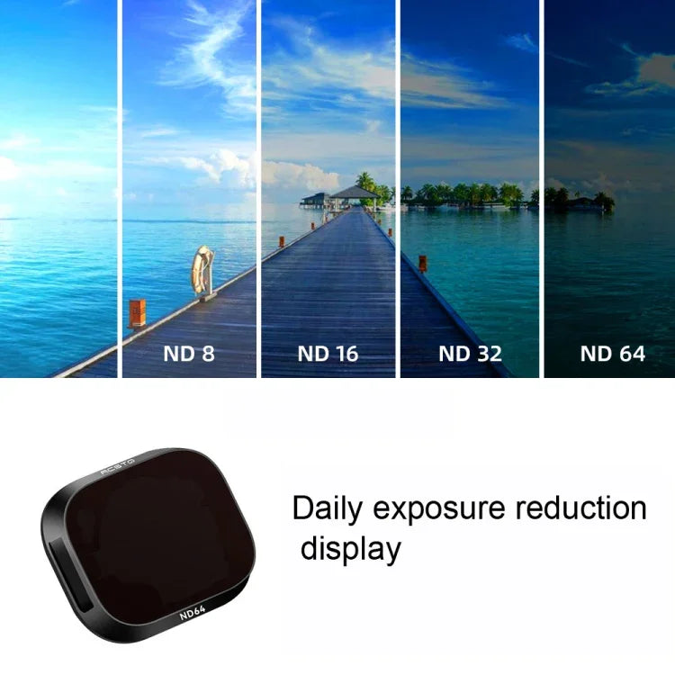 RCSTQ 鋁合金可調濾鏡配件，適用 DJI Mini 3 Pro，款式：UV+CPL+ND8+ND16+ND32+ND64 6 合 1，CPL，ND8，ND16，ND32，ND64，4 合 1 套裝，6 合 1 套裝