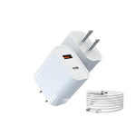RCSTQ 無人機 30W 雙口氮化鎵充電器，適用於 DJI Mini 2/Mini 3 Pro，適用於 DJI Mini 2 氮化鎵充電器