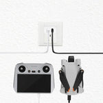 RCSTQ 無人機 30W 雙口氮化鎵充電器，適用於 DJI Mini 2/Mini 3 Pro，適用於 DJI Mini 2 氮化鎵充電器