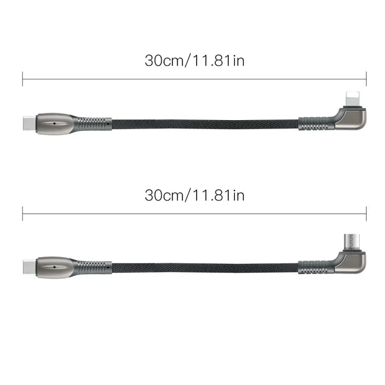 DJI Mavic 3 / Mini 3 Pro / Air 2S / Mini 2 鋁合金外殼數據線，款式：8 針，Type-C