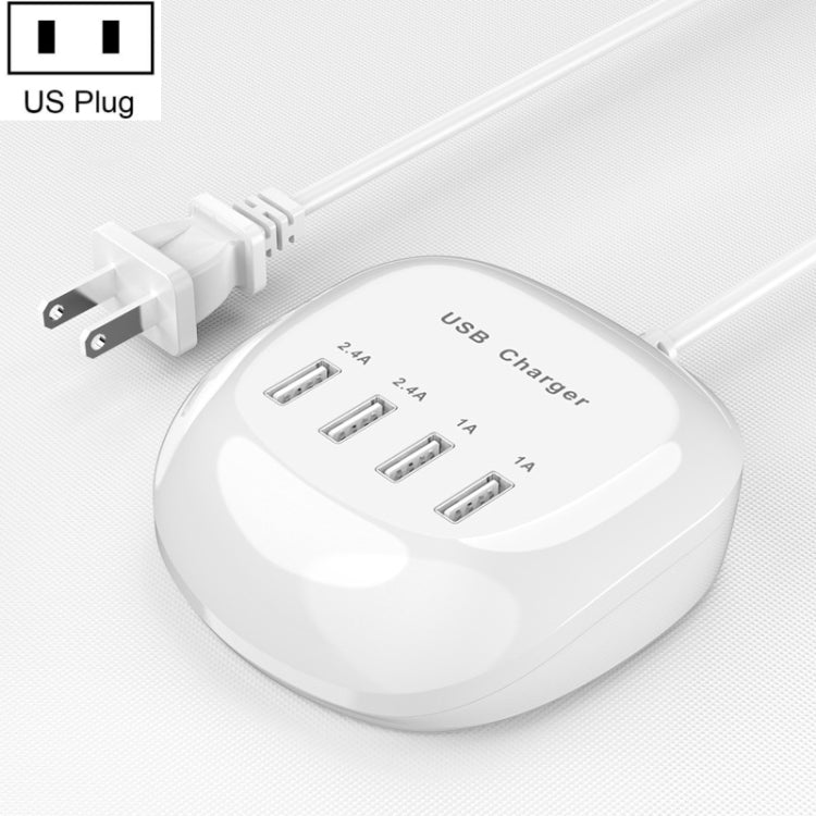 USB 多埠充電器 手機快充通用快速充電器，10 埠美規插頭，10 埠歐規插頭，4 埠美規插頭，4 埠歐規插頭