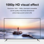 HDMI 母轉 VGA 公帶音訊轉接器電腦螢幕電視投影機轉換器，白色，金色，黑色