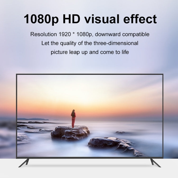 HDMI 母轉 VGA 公帶音訊轉接器電腦螢幕電視投影機轉換器，白色，金色，黑色
