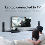 HDMI 母轉 VGA 公帶音訊轉接器電腦螢幕電視投影機轉換器，白色，金色，黑色