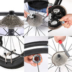 自行車維修工具組，工具 + 20 齒 + 35 克，工具 + 20 齒 + 35 克 + 攔截器，工具 + 攔截器 + 35 克 + 中軸套，攔截器 + 20 齒 + 35 克，工具 + 20 齒 + 35 克 + 扳手