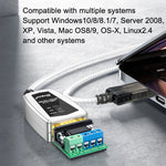 DTECH DT-5019 USB 轉 RS485/422 工業轉換器串列通訊介面，DT-5019 1.2m