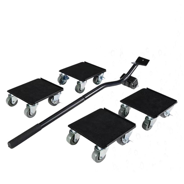 5合1通用輪重物搬運工具, 方形加重器, 黑色方形加重器, 黑色圓形加重器