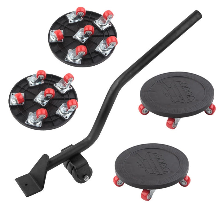 5合1通用輪重物搬運工具, 方形加重器, 黑色方形加重器, 黑色圓形加重器