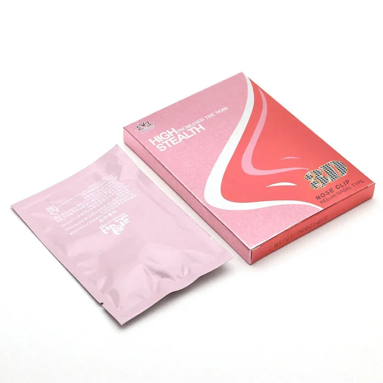 5 套鼻部美容3D隱形矽膠鼻墊 鼻樑增高器
